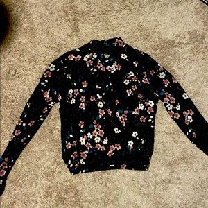 2 sweaters. 1 bodysuit. 1 top. 2 dresses